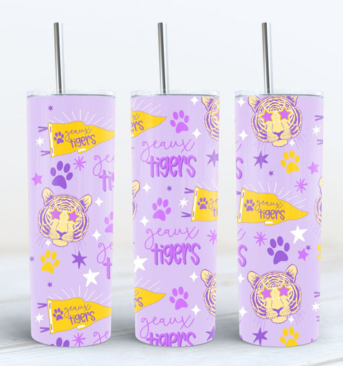 Geaux Tigers 20oz Tumbler